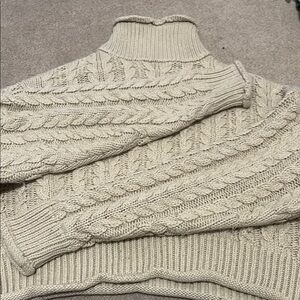 Cozy Cream Cable Knit Sweater